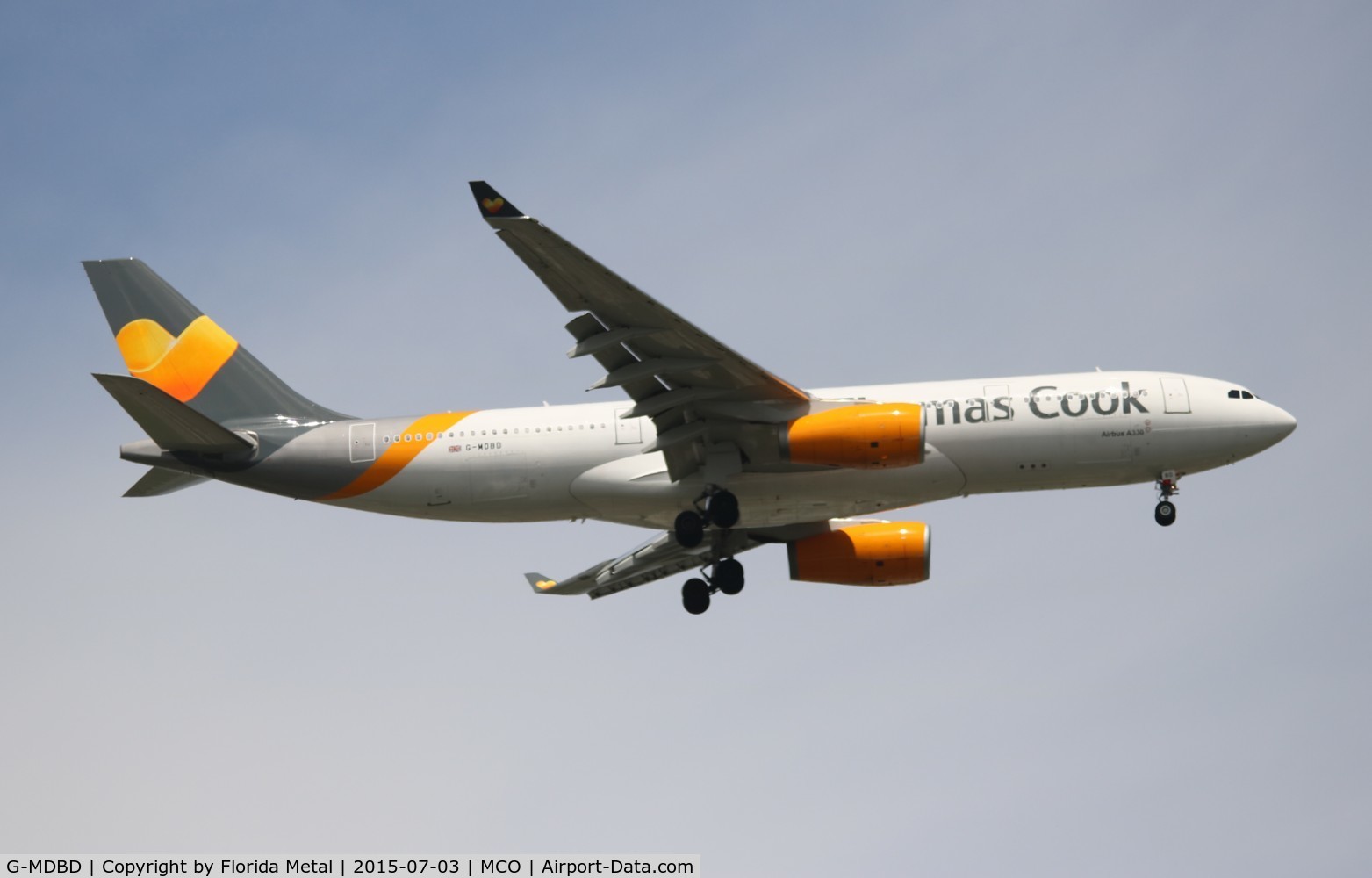 G-MDBD, 1999 Airbus A330-243 C/N 266, Thomas Cook