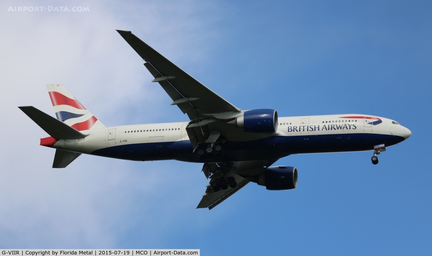 G-VIIR, 1999 Boeing 777-236 C/N 29322, British Airways