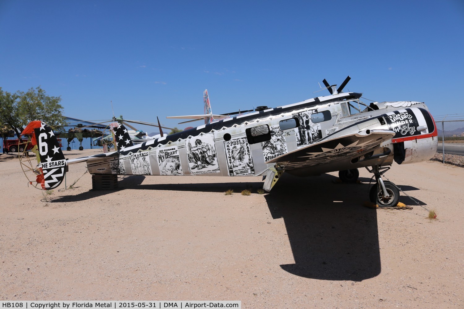 HB108, 1943 Beech C-45B Expeditor C/N 5824, C-45B art