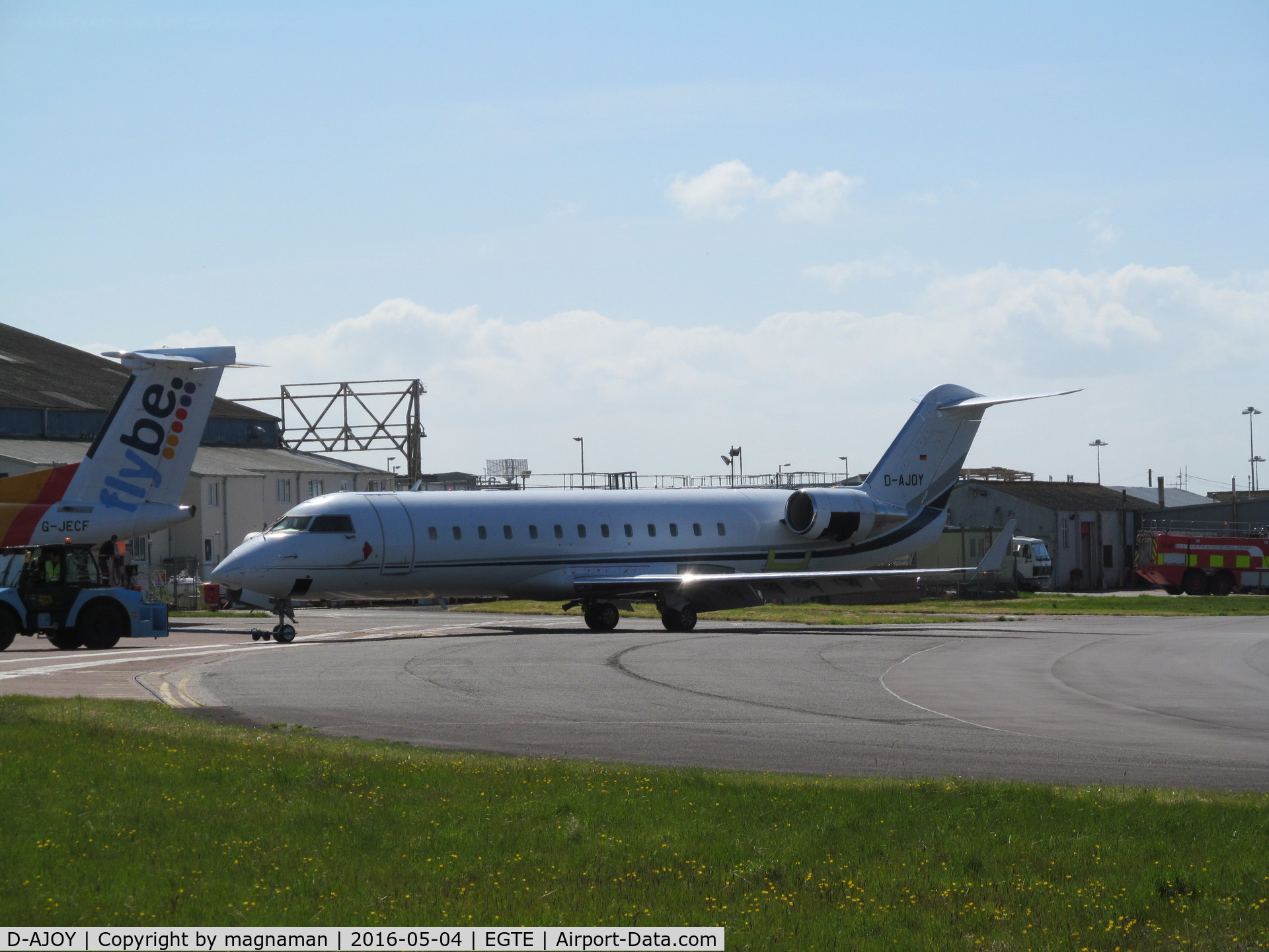 D-AJOY, 2007 Bombardier Challenger 850 (CL-600-2B19) C/N 8069, A joy to see this today