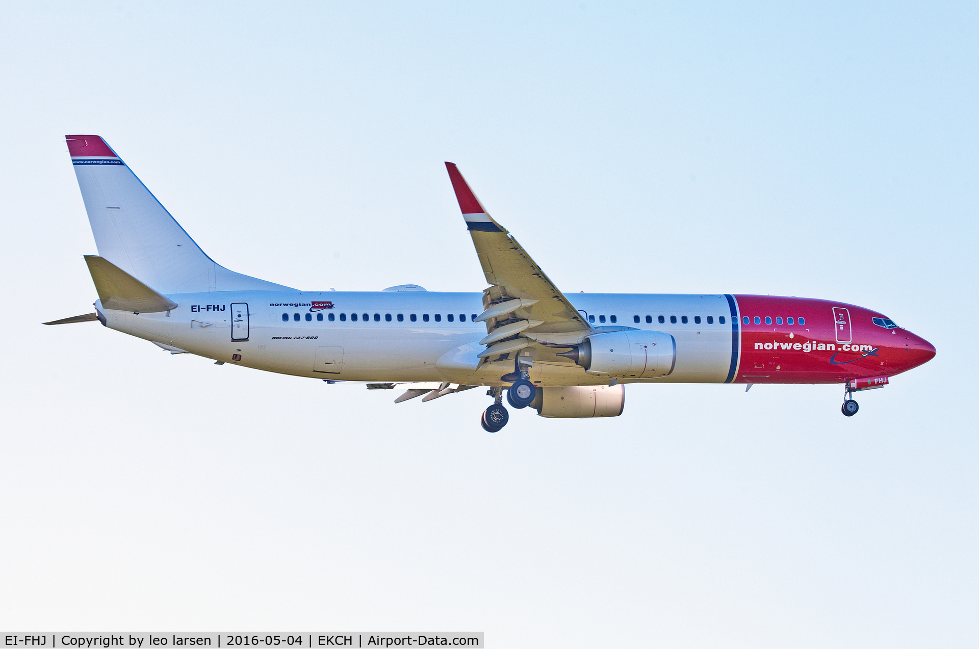 EI-FHJ, 2015 Boeing 737-8JP C/N 42069, Copenhagen 4.5.16