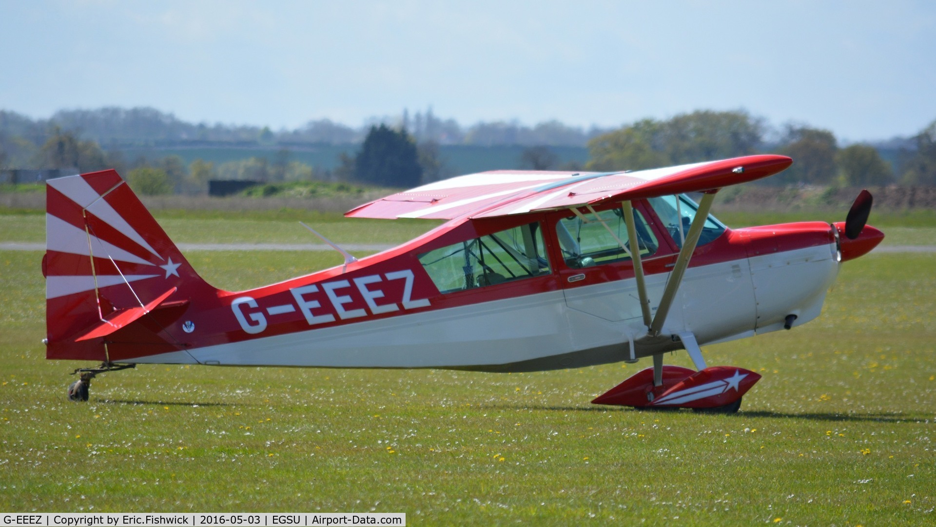 G-EEEZ, 2007 American Champion 8KCAB Super Decathlon C/N 1034-2007, 2. G-EEEZ visiting The Imperial War Museum, Duxford, Cambridgshire.