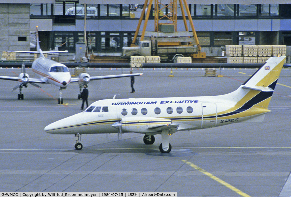 G-WMCC, 1981 British Aerospace BAe-3102 Jetstream 31 C/N 601, BEA - Birmingham Executive Airways
