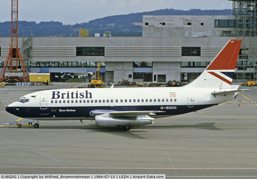 G-BGDG, 1980 Boeing 737-236 C/N 21796, British Airways