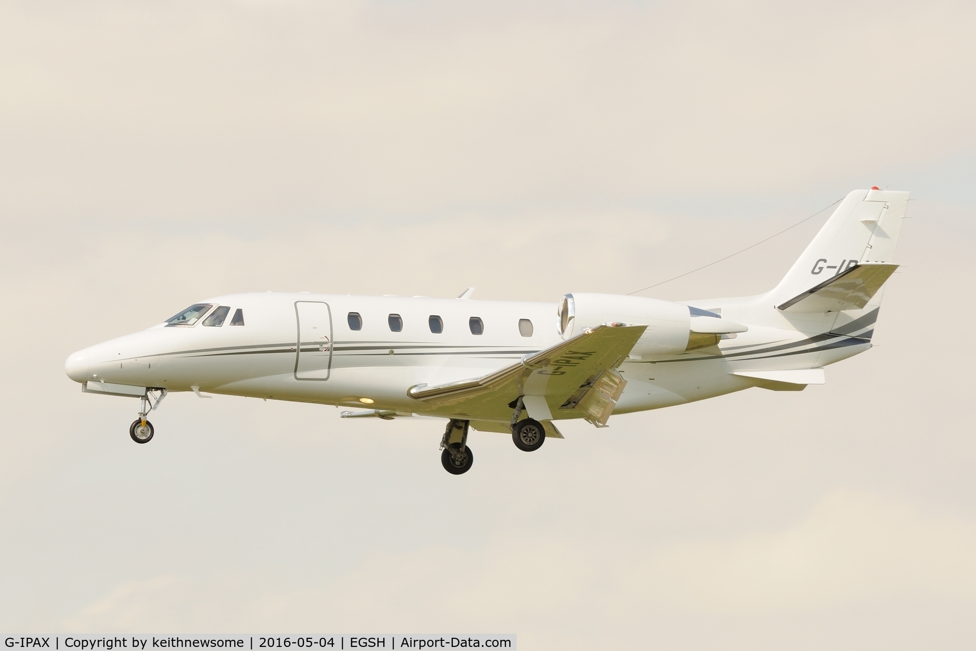 G-IPAX, 2002 Cessna 560XL Citation Excel C/N 560-5228, Nice Visitor.
