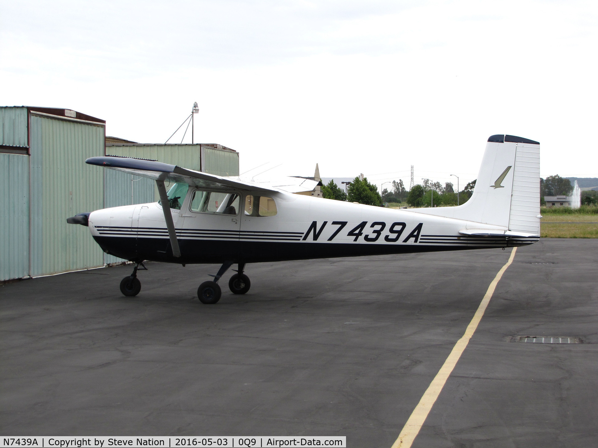 N7439A, 1956 Cessna 172 C/N 29539, Locally-based 1956 Cessna 172 Skyhawk @ Sonoma SkyPark Airport, CA