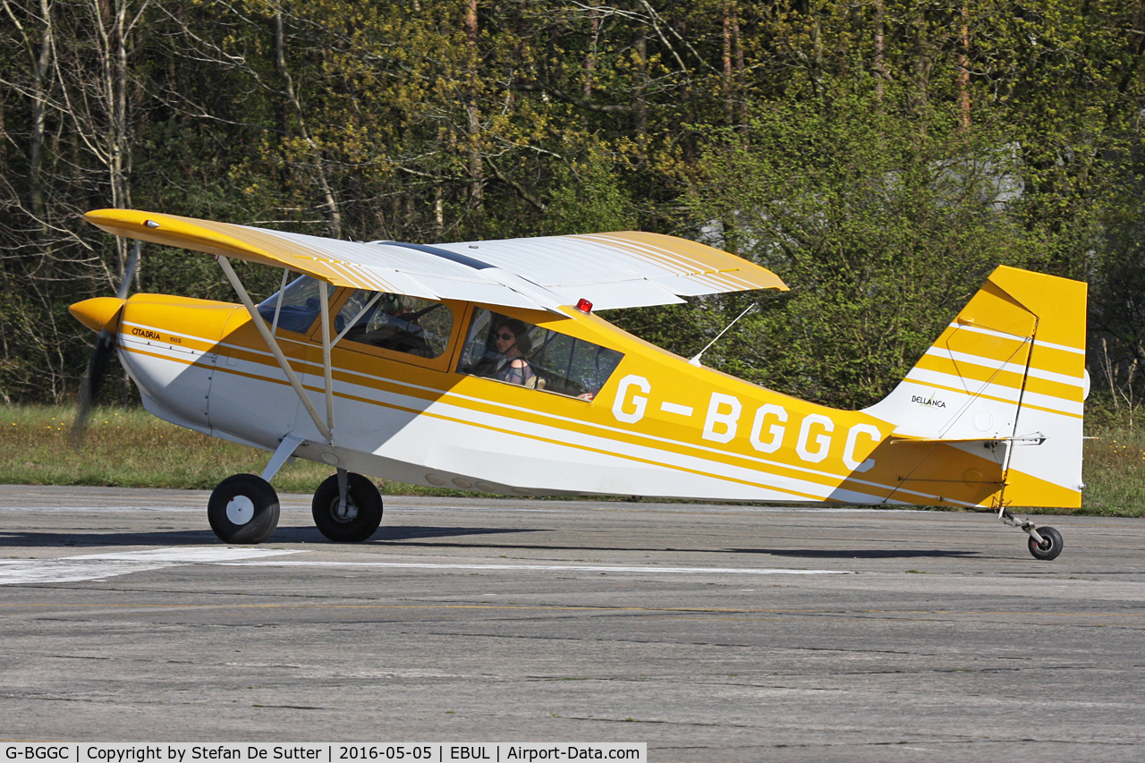 G-BGGC, 1979 Bellanca 7GCBC C/N 1106-79, Visiting the precision landing contest @ EBUL.