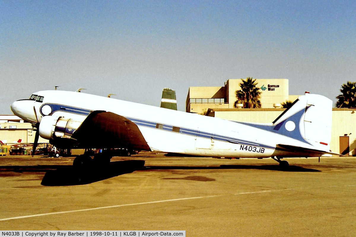 N403JB, 1945 Douglas DC3C-R-1830-90C (C-47B) C/N 16944/34203, Douglas DC-3VC-47D-45-DK [16943/34202] (Catalina Flying Boats) Long Beach~N 11/10/1998