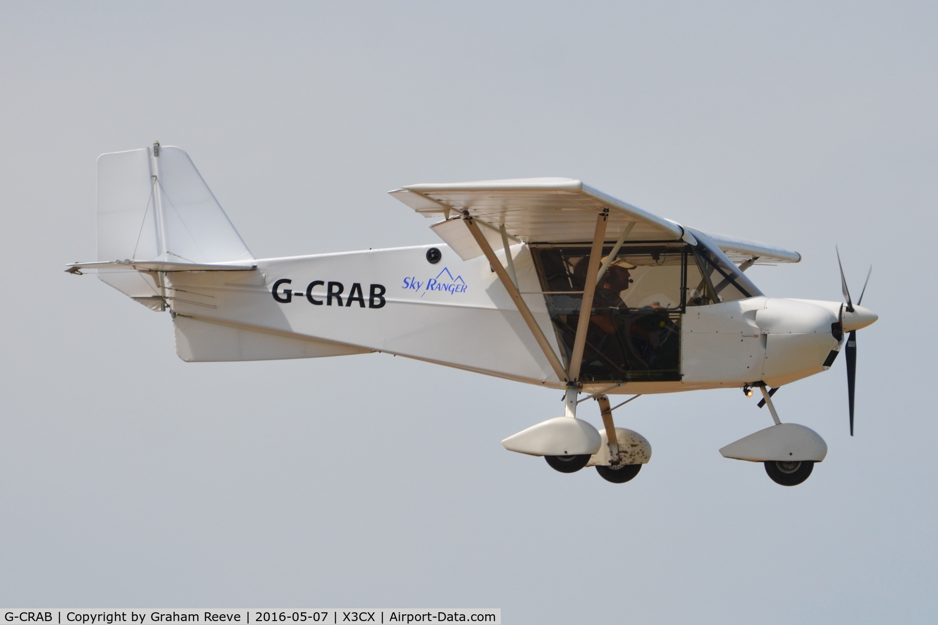 G-CRAB, 2003 Best Off Skyranger 912(1) C/N BMAA/HB/246, Landing at Northrepps.