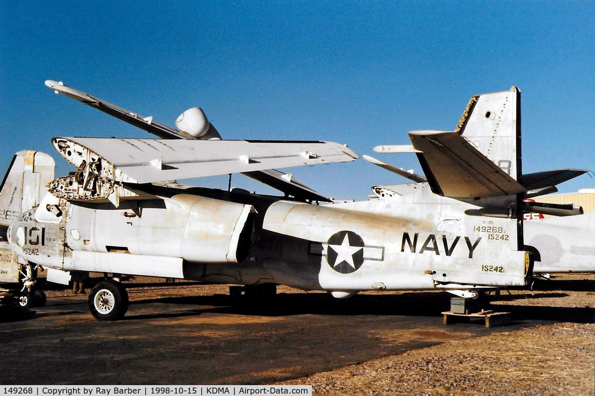 149268, Grumman S2F-3S Tracker C/N 787-41, Grumman S-2F-3S Tracker [787-41] (Ex United States Navy) Davis Monthan AFB~N 15/10/1998