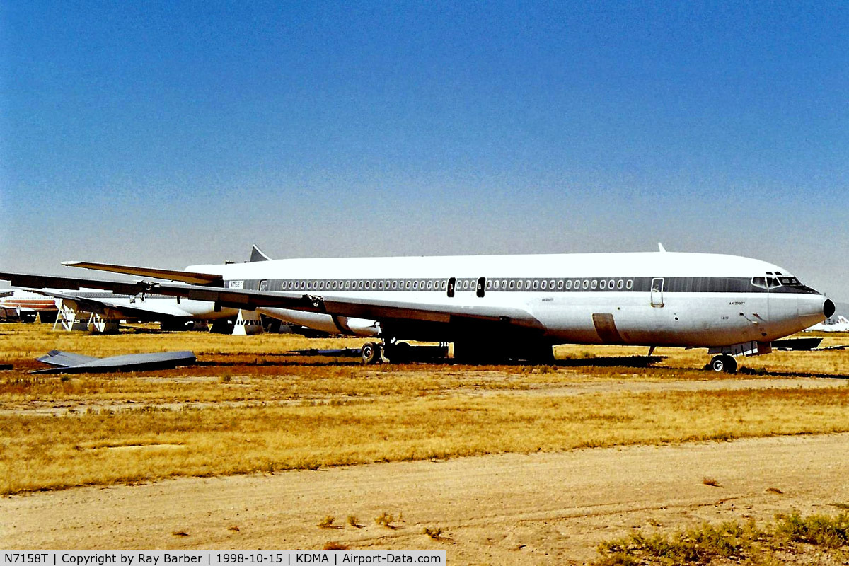 N7158T, 1969 Boeing 707-384B C/N 20036, Boeing 707-384B [20036] (AMARC) Davis Monthan AFB~N 15/10/1998
