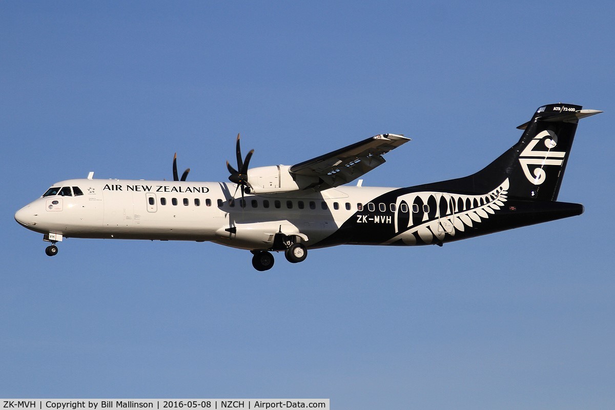 ZK-MVH, 2015 ATR 72-212A C/N 1304, NZ5711 from WLG