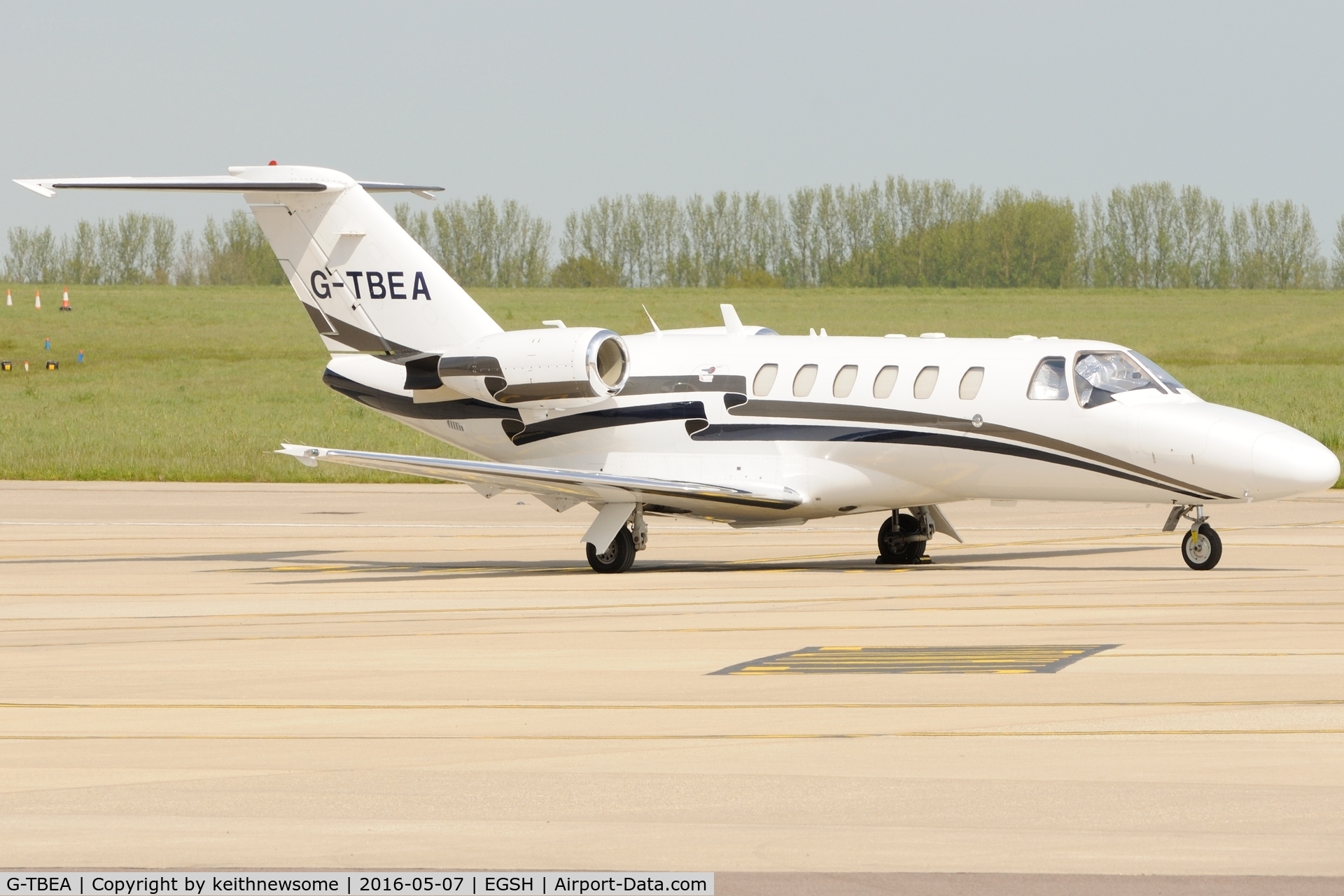 G-TBEA, 2003 Cessna 525A CitationJet CJ2 C/N 525A-0191, Nice Visitor.