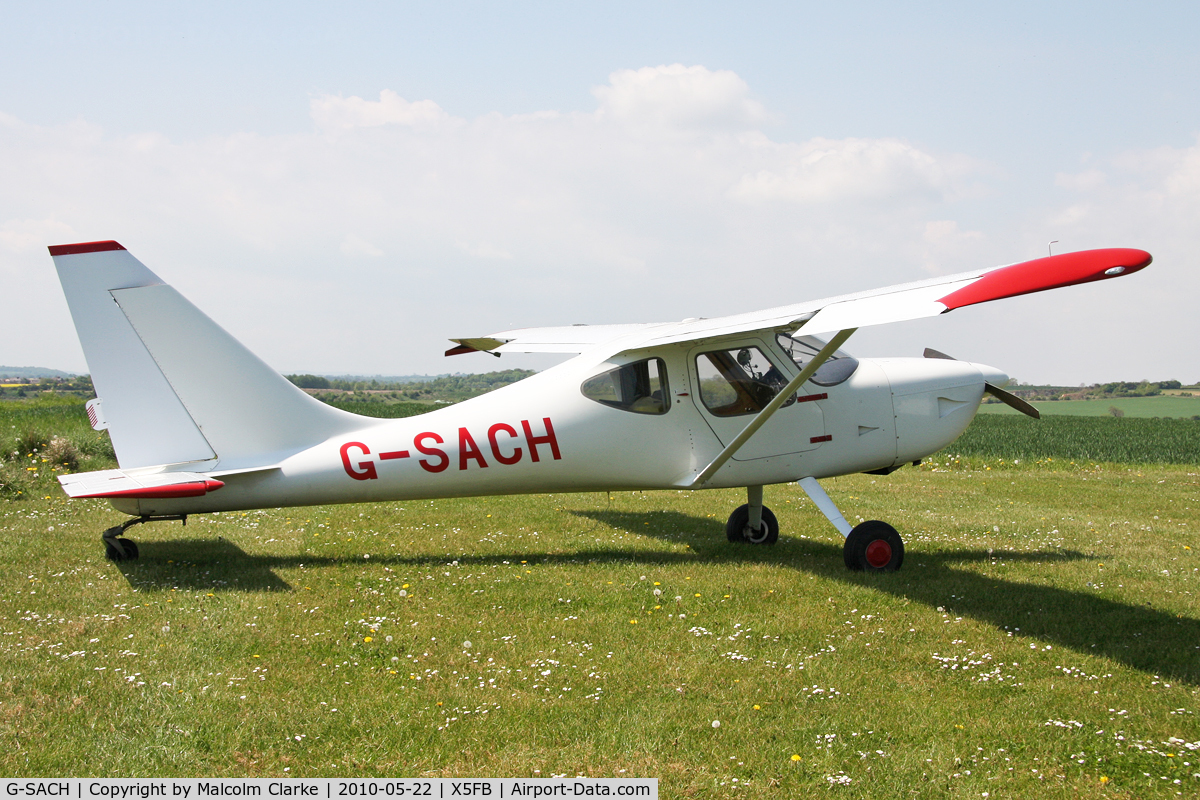 G-SACH, 2002 Stoddard-Hamilton Glastar C/N PFA 295-13088, Stoddard-Hamilton Glastar, Fishburn Airfield, May 2010.