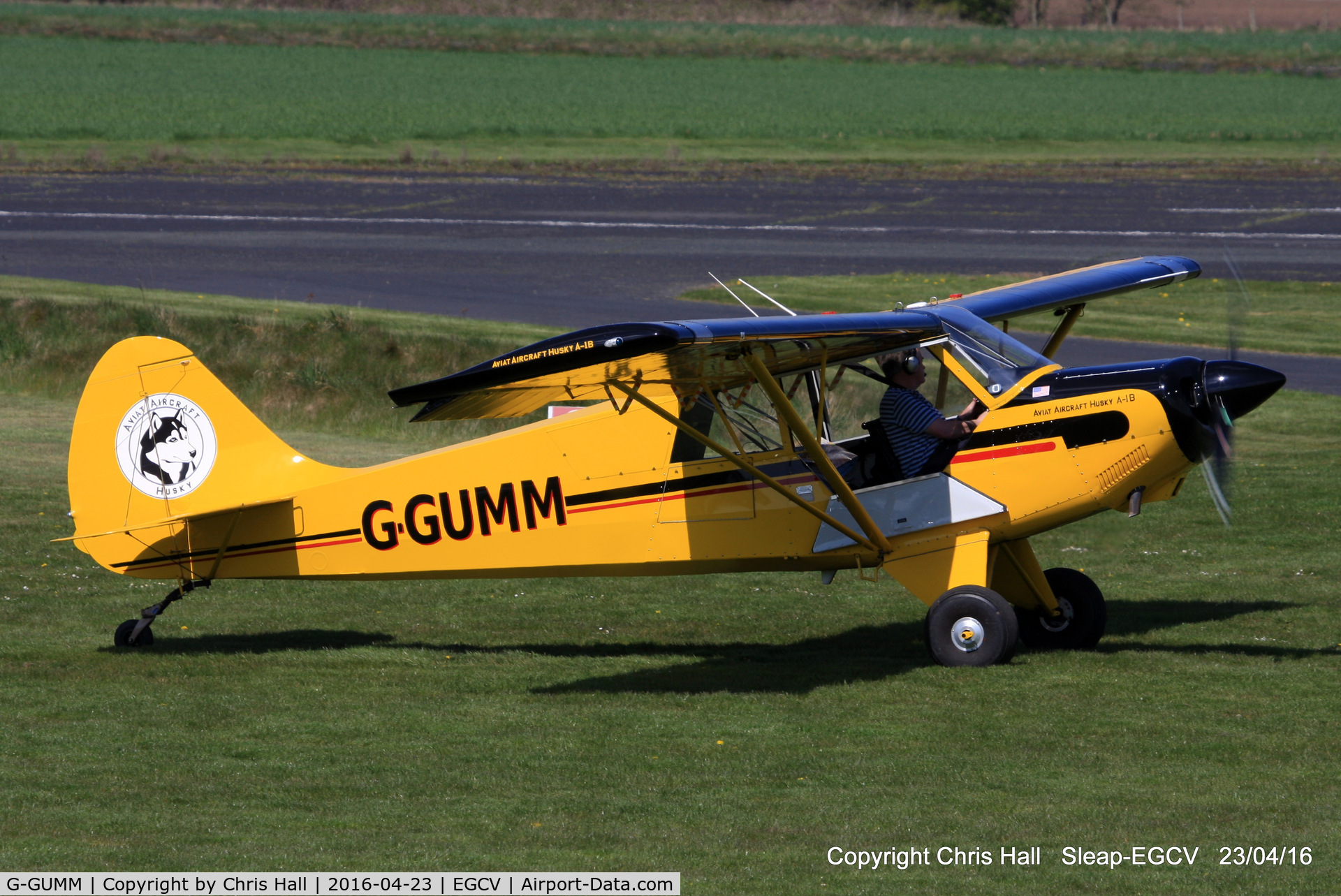 G-GUMM, 2007 Aviat A-1B Husky C/N 2436, at Sleap