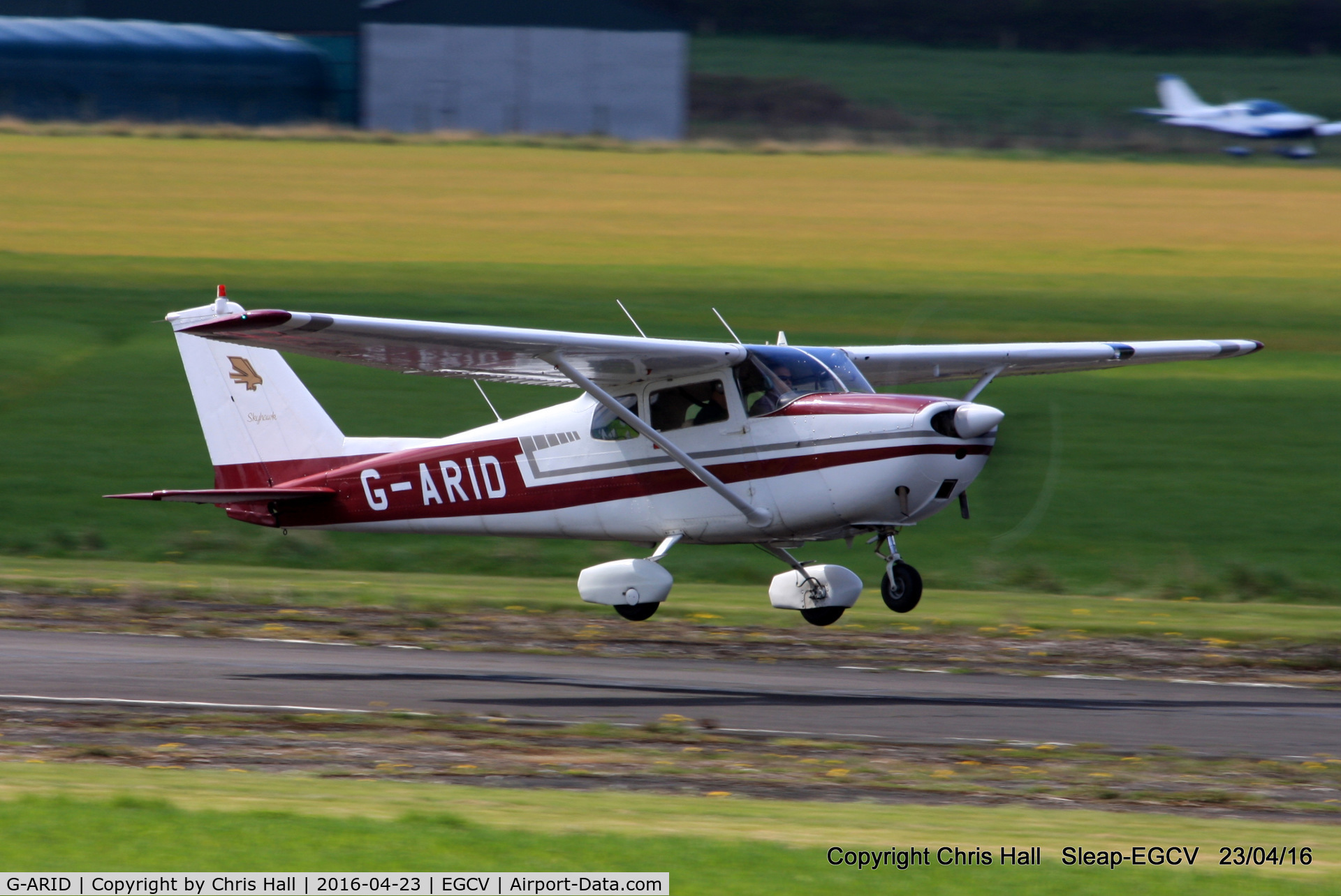 G-ARID, 1960 Cessna 172B C/N 17248209, at Sleap