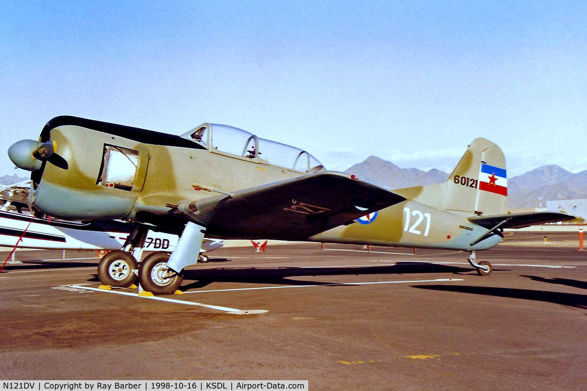 N121DV, 1957 Soko 522 C/N 21, SOKO Type 522 [21] Scottsdale~N 16/10/1998