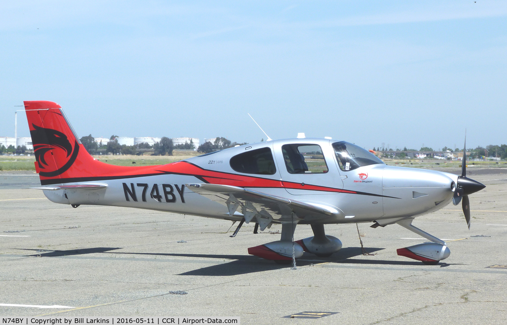 N74BY, 2014 Cirrus SR22T C/N 0892, Visitor from Nevada.