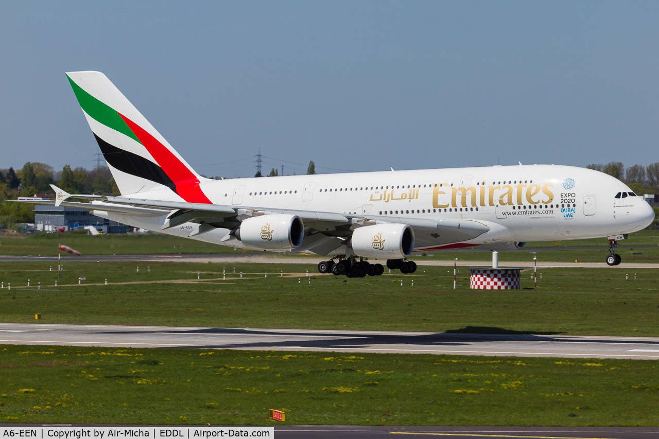 A6-EEN, 2013 Airbus A380-861 C/N 135, Emirates