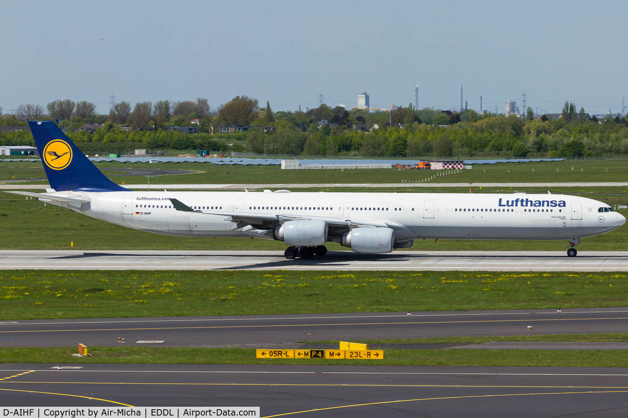 D-AIHF, 2003 Airbus A340-642 C/N 543, Lufthansa