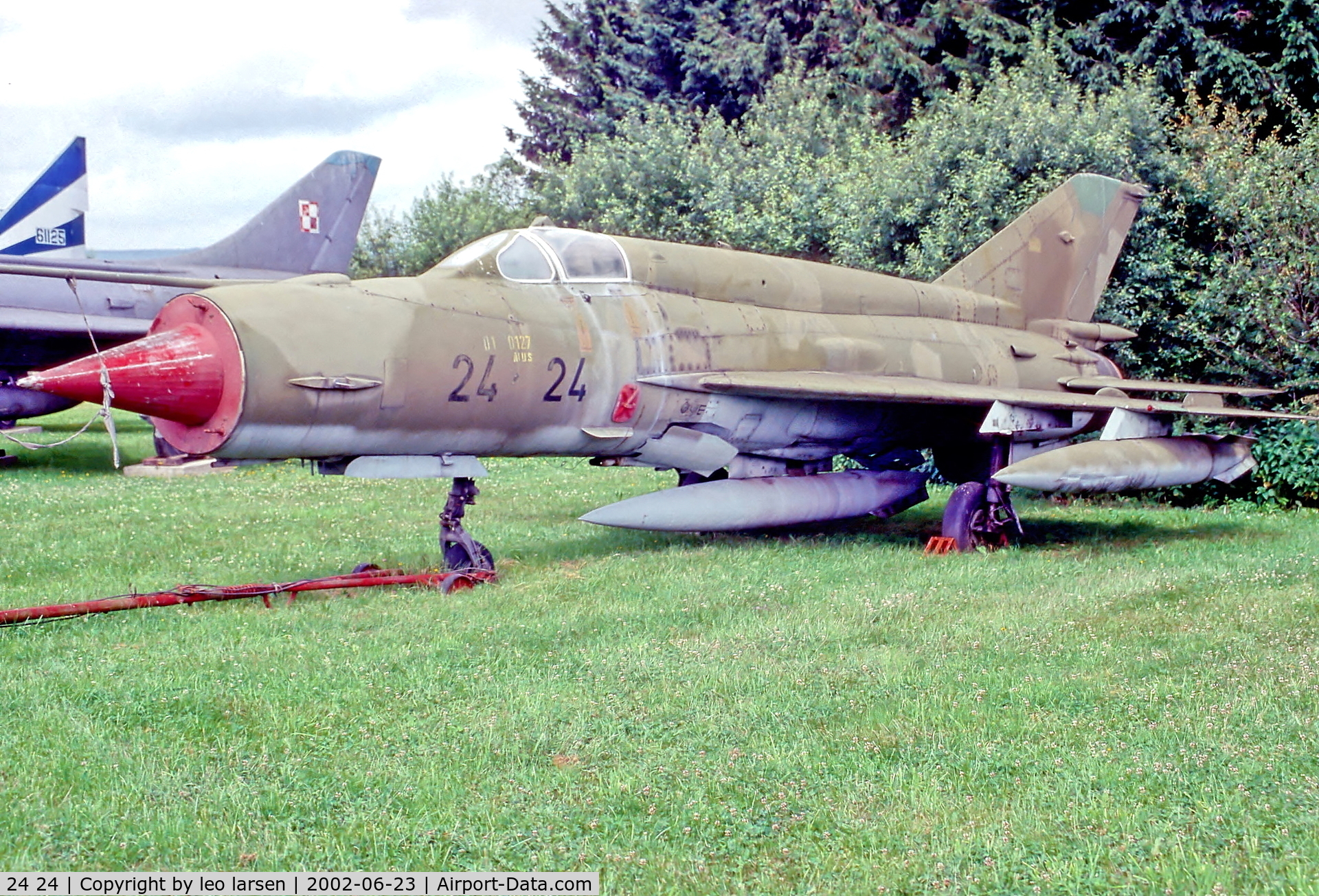 24 24, Mikoyan-Gurevich MiG-21bis C/N N75058015, Hermeskeil Museum 23.6.02