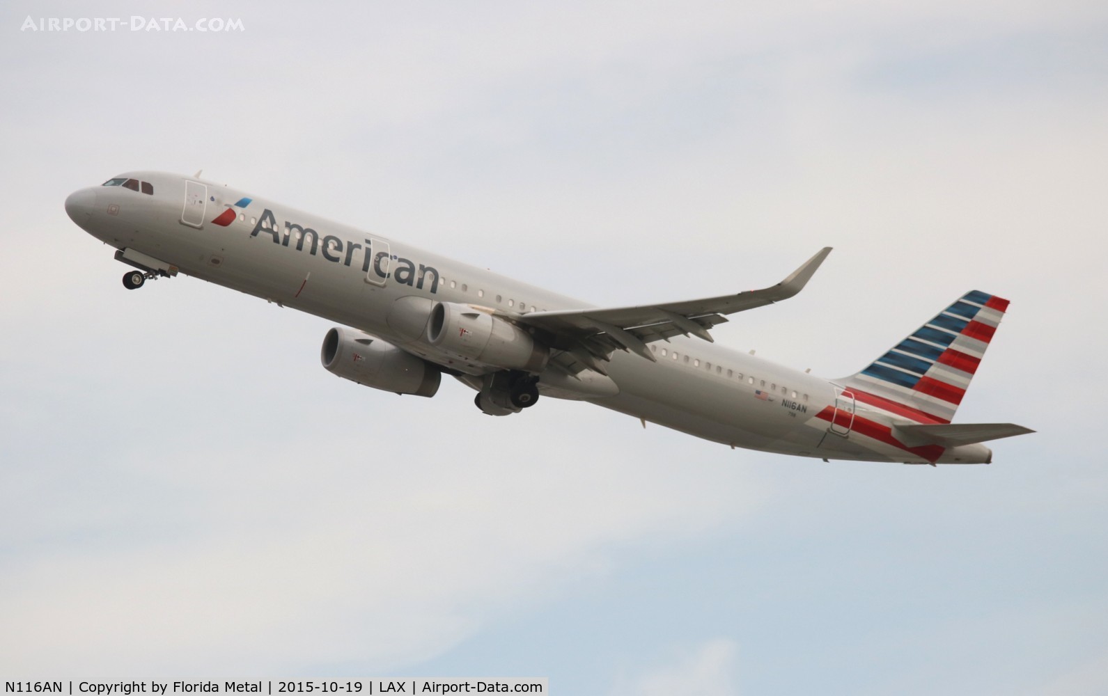 N116AN, 2014 Airbus A321-231 C/N 6070, American