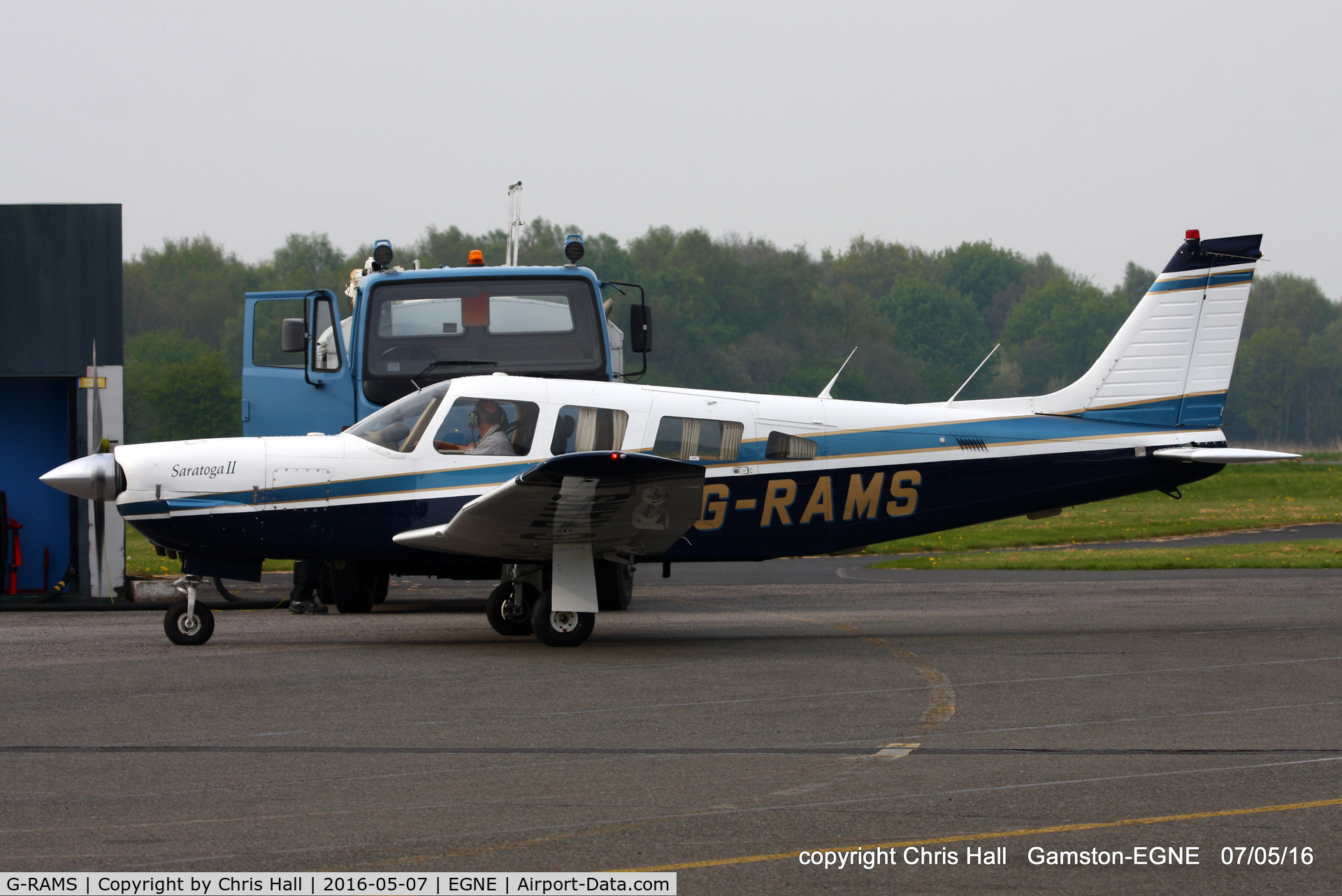 G-RAMS, 1980 Piper PA-32R-301 Saratoga SP C/N 32R-8013134, at Gamston