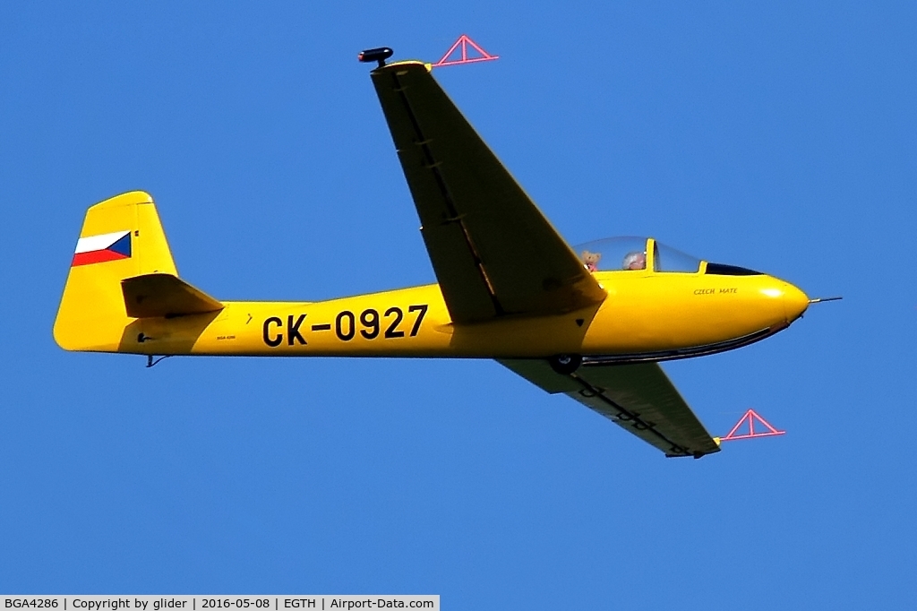 BGA4286, Letov LF-107 Lunak C/N 39, Vintage czech glider