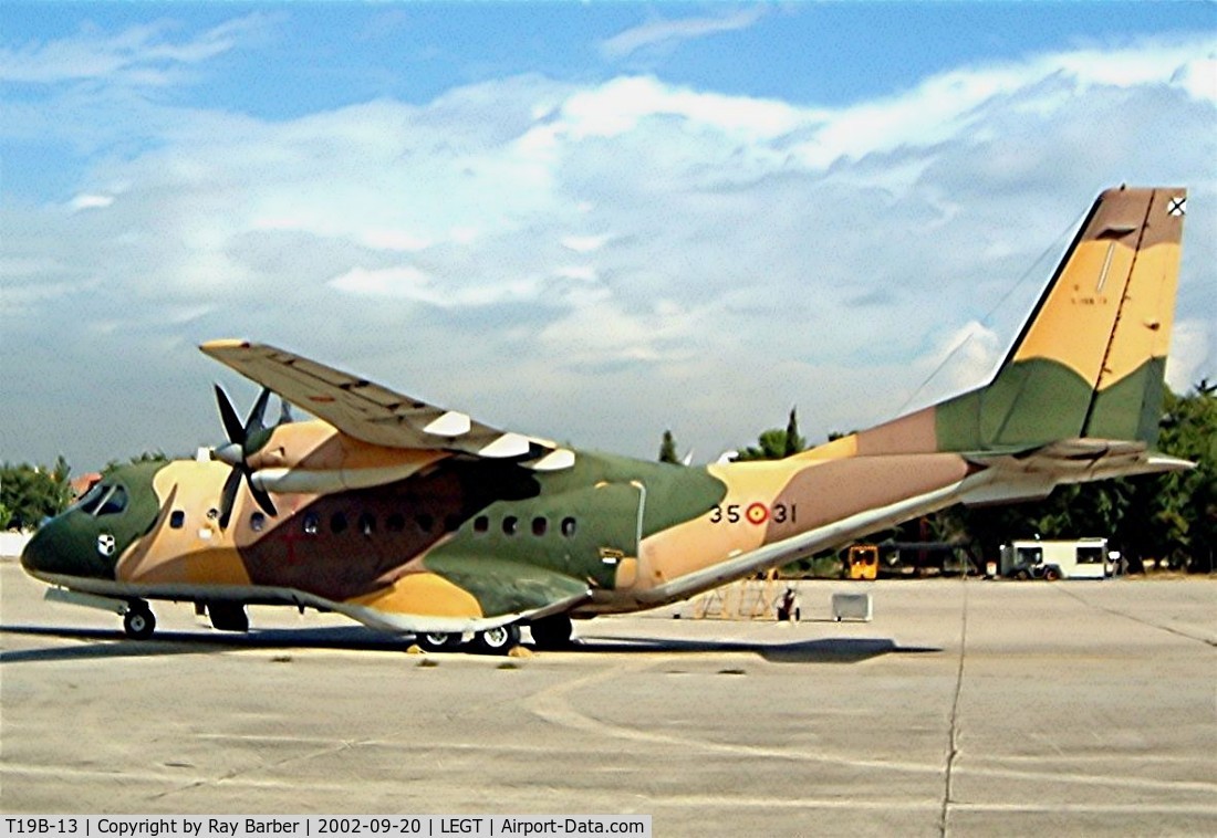 T19B-13, 1992 Airtech CN-235-100M C/N C054, CASA 235-100M [C054] (Spanish Air Force) Getafe AB~EC 20/09/2002