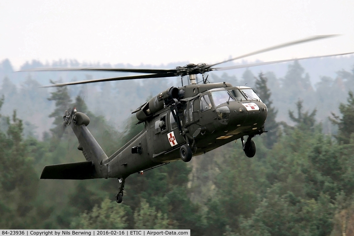 84-23936, 1984 Sikorsky UH-60A+ Black Hawk C/N 70-761, Medihawk at ETIC Grafenwöhr
