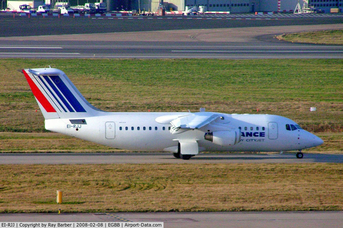 EI-RJJ, 1999 BAE Systems Avro 146-RJ85 C/N E.2347, BAe 146-RJ85 [E2347] (Air France/Cityjet) Birmingham Int'l~G 08/02/2008