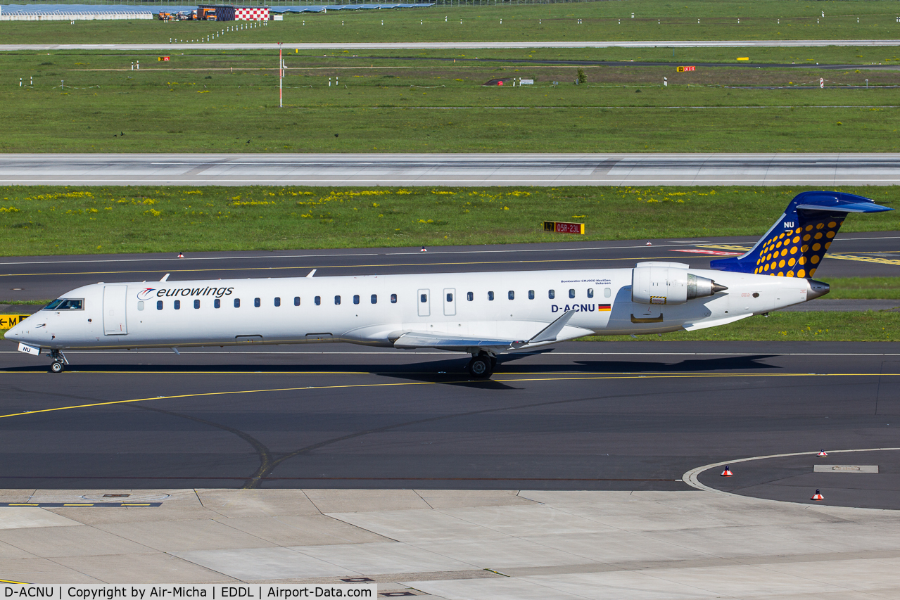 D-ACNU, 2011 Bombardier CRJ-900 NG (CL-600-2D24) C/N 15265, Eurowings