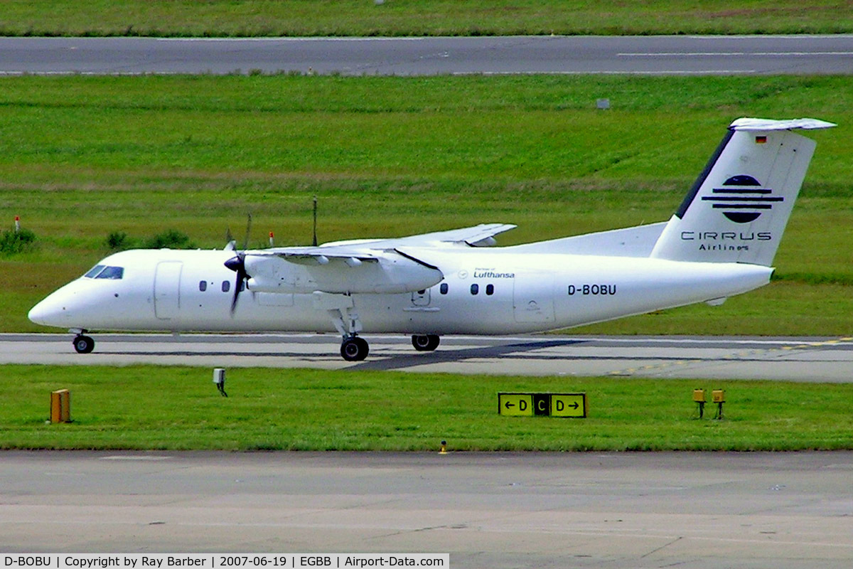 D-BOBU, 1991 De Havilland Canada DHC-8-311 Dash 8 C/N 252, De Havilland Canada DHC-8-311A [252] {Cirrus Air) Birmingham Int'l~G 19/06/2007