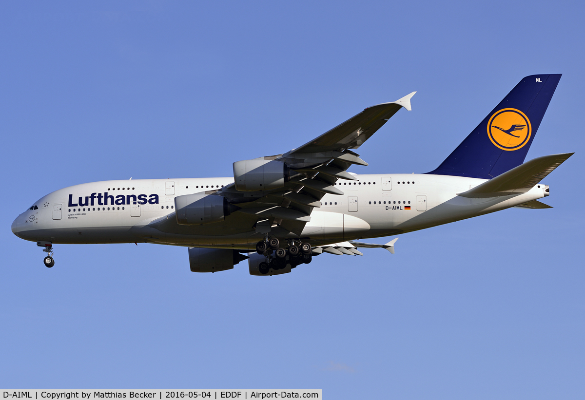 D-AIML, 2013 Airbus A380-841 C/N 149, D-AIML