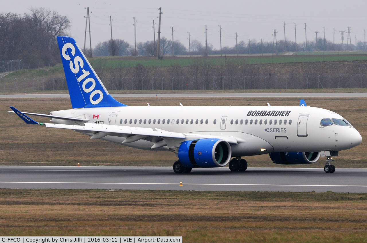 C-FFCO, 2015 Bombardier CSeries CS100 (BD-500-1A10) C/N 50006, Bombardier