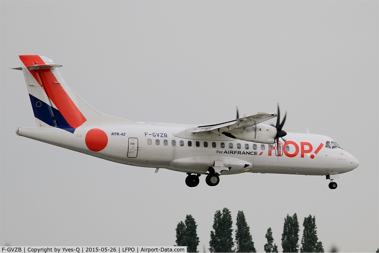 F-GVZB, 1997 ATR 42-500 C/N 524, ATR 42-500, On final rwy 06, Paris-Orly Airport (LFPO-ORY)