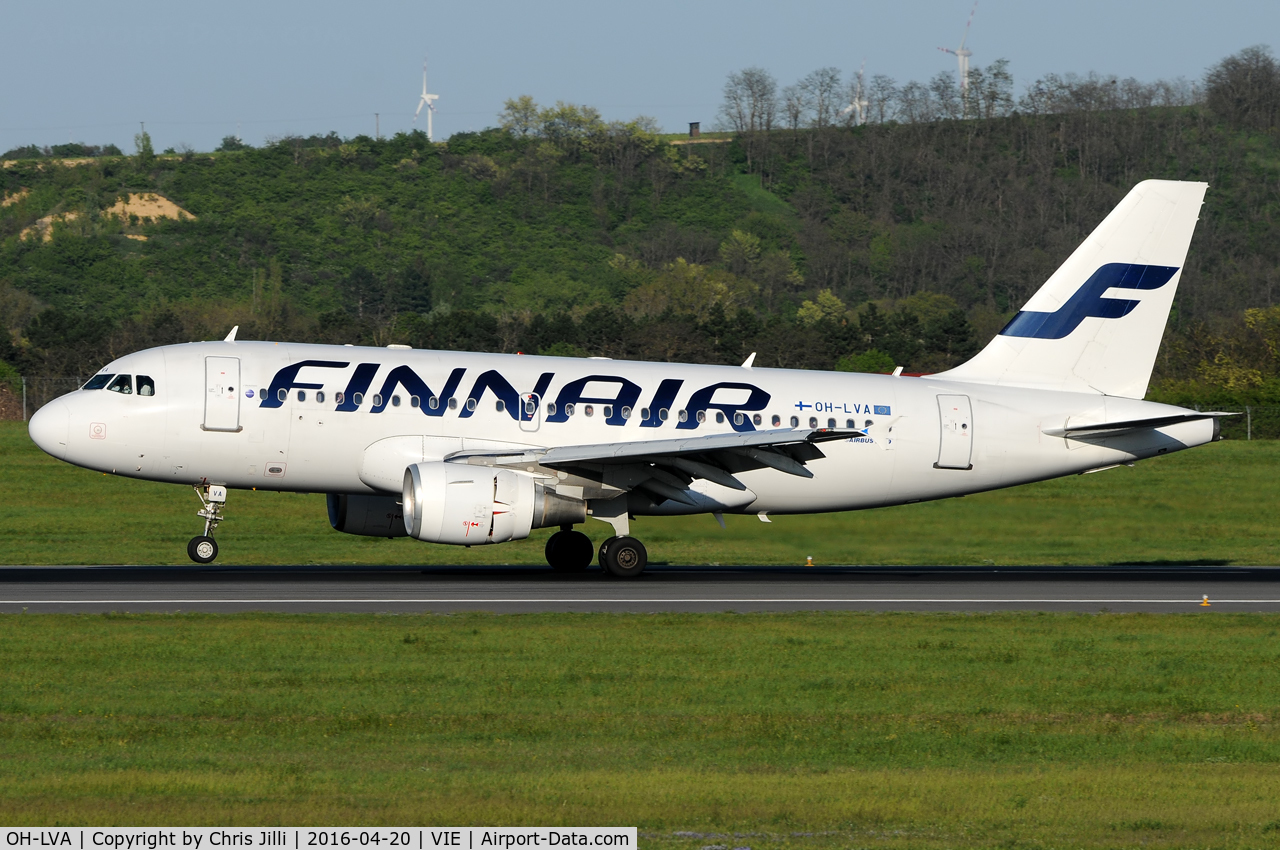 OH-LVA, 1999 Airbus A319-112 C/N 1073, Finnair