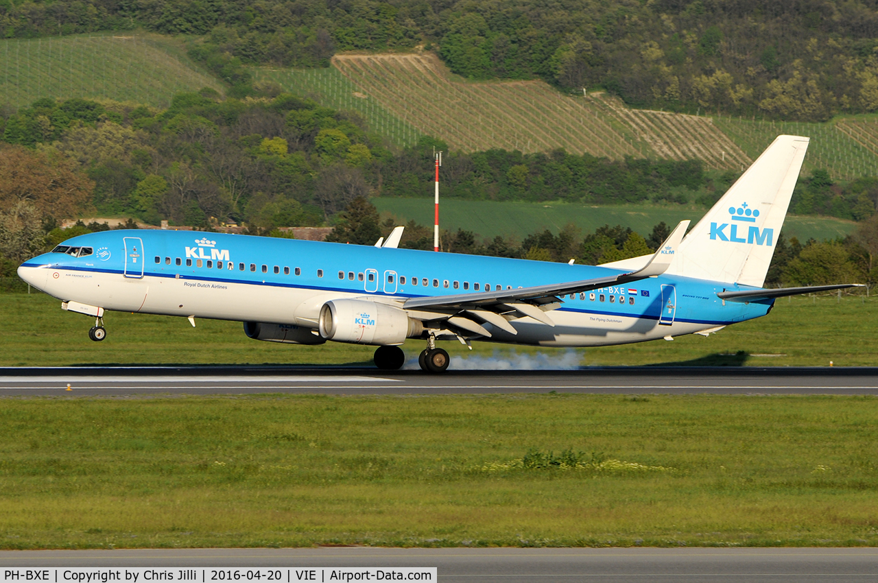 PH-BXE, 2000 Boeing 737-8K2 C/N 29595, KLM Royal Dutch Airlines