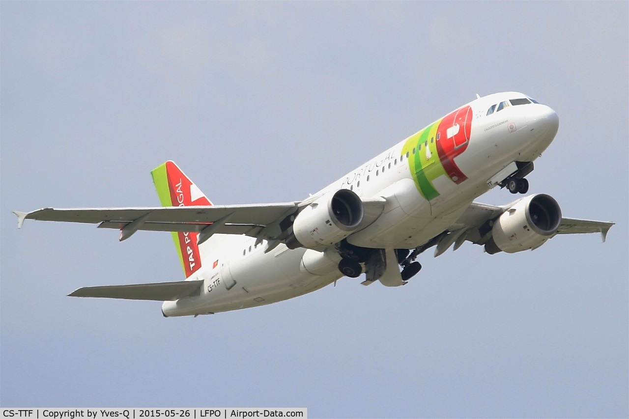 CS-TTF, 1998 Airbus A319-111 C/N 837, Airbus A319-111, Take off Rwy 08, Paris-Orly Airport (LFPO-ORY)