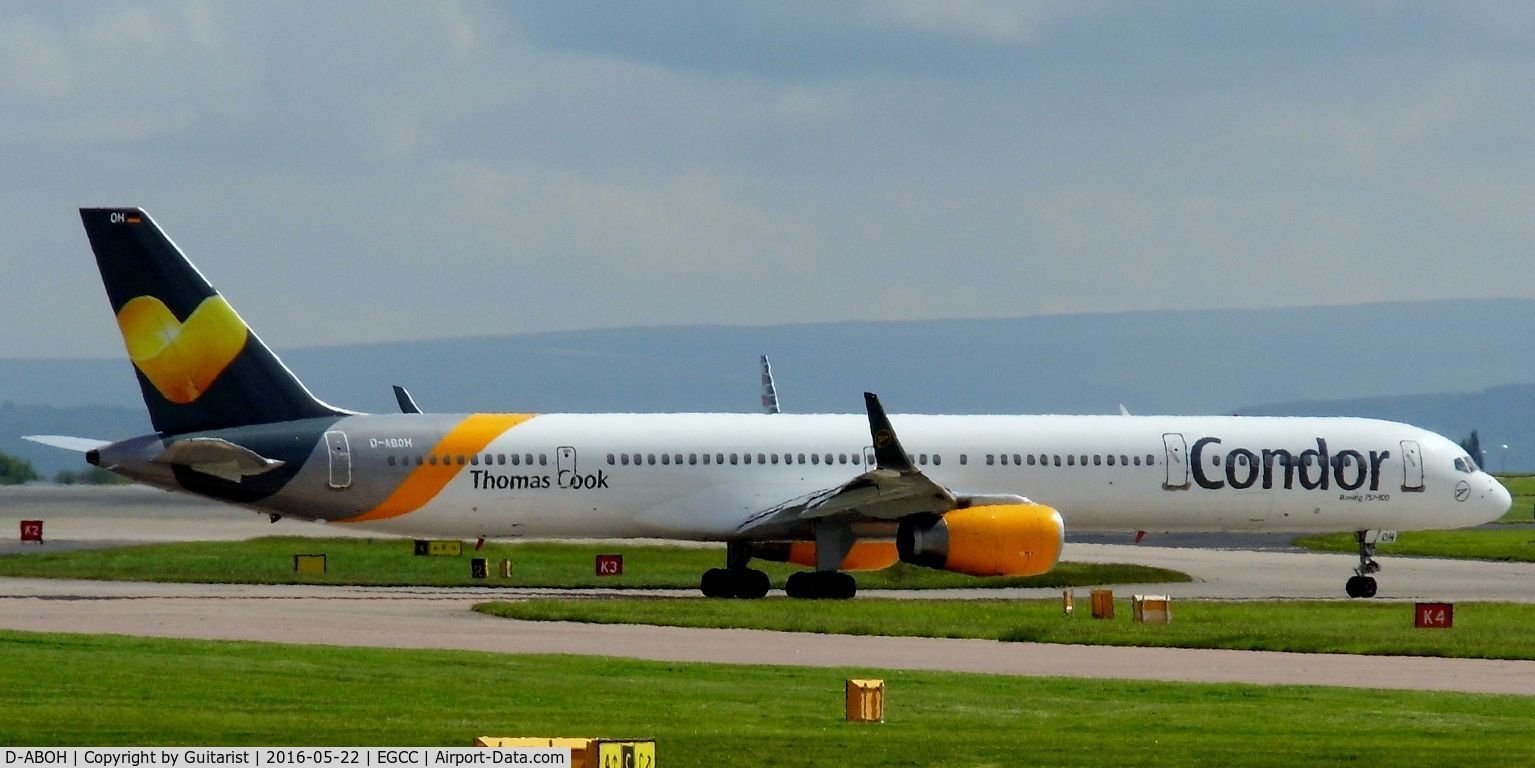 D-ABOH, 1999 Boeing 757-330 C/N 30030, At Manchester