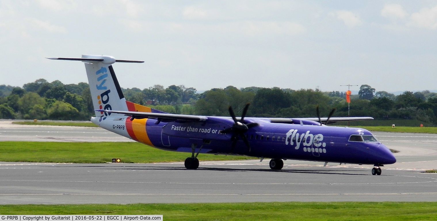G-PRPB, 2010 Bombardier DHC-8-402 Dash 8 C/N 4333, At Manchester