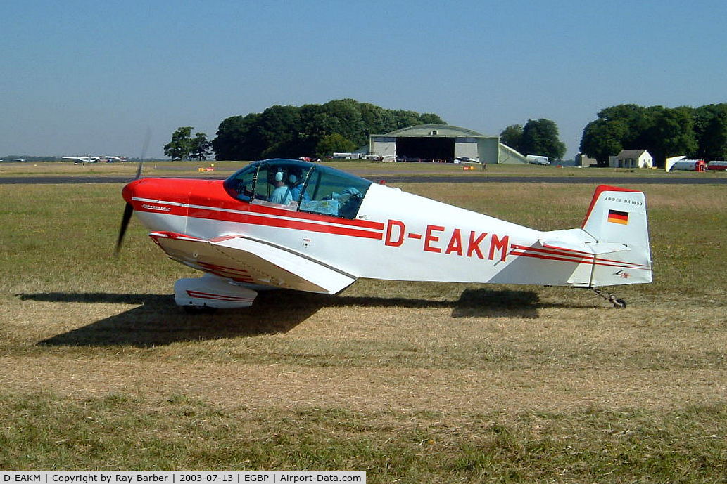 D-EAKM, SAN Jodel DR-1050A Ambassadeur C/N 139, SAN Jodel DR.1050 Ambassadeur [139] Kemble~G 13/07/2003