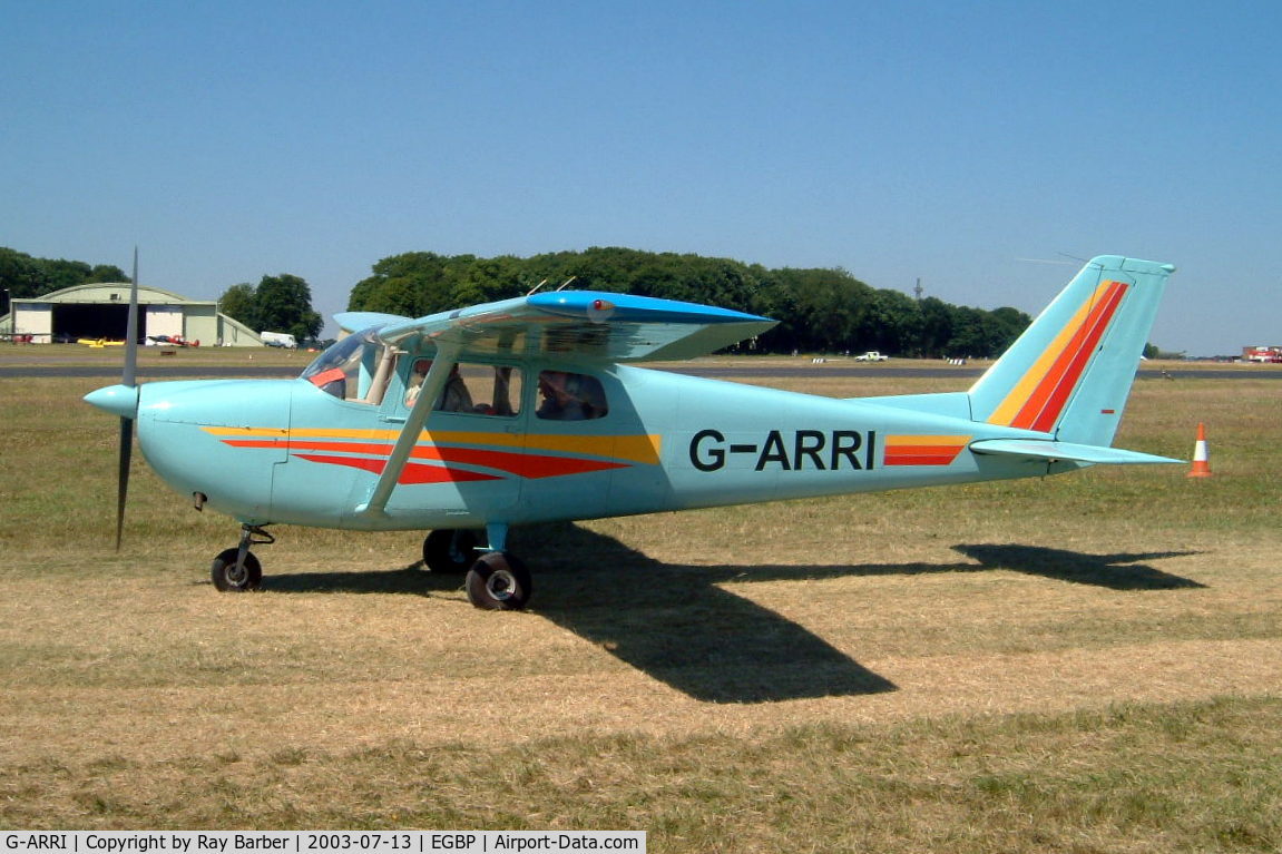 G-ARRI, 1961 Cessna 175B Skylark Skylark C/N 175-57001, Cessna 175B Skylark [57001] Kemble~G 13/07/2003