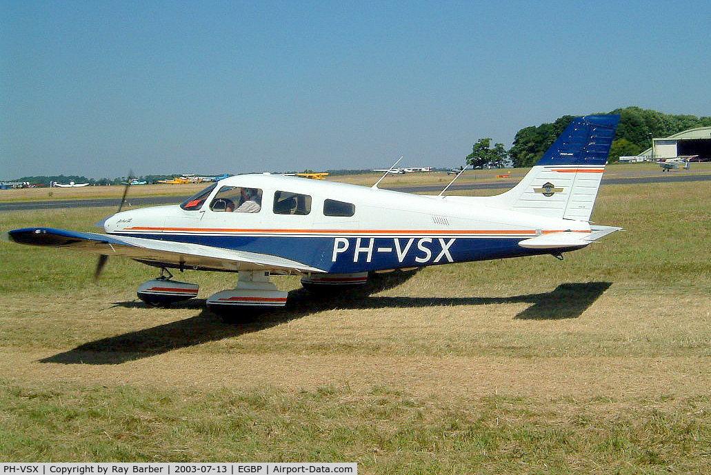PH-VSX, 1995 Piper PA-28-181 Archer III C/N 2890231, Piper PA-28-181 Archer III [2890231] Kemble~G 13/07/2003
