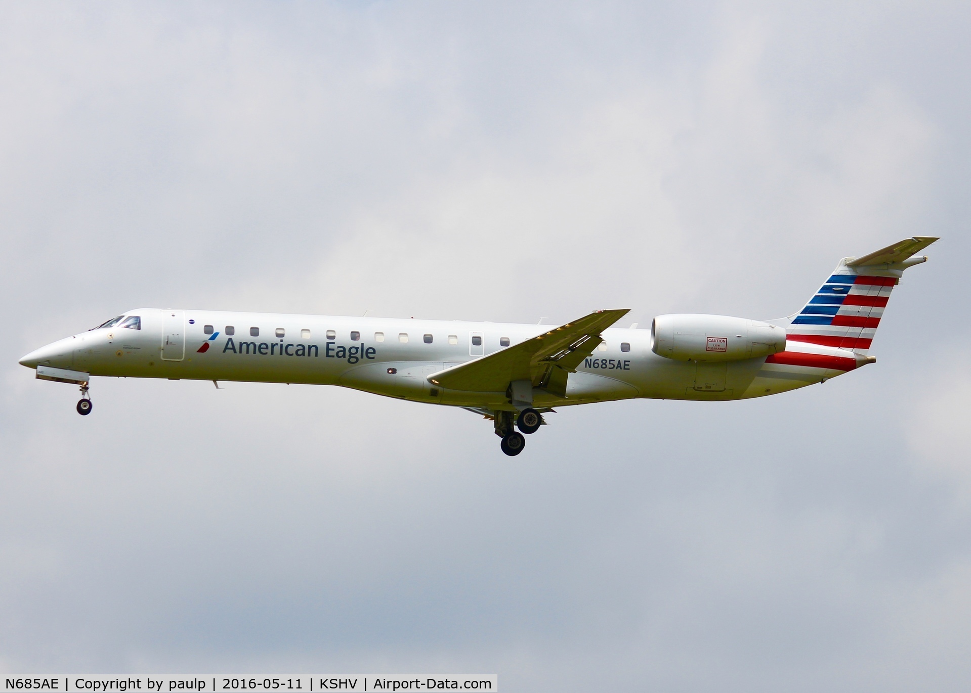 N685AE, 2004 Embraer ERJ-145LR (EMB-145LR) C/N 14500836, At Shreveport Regional.
