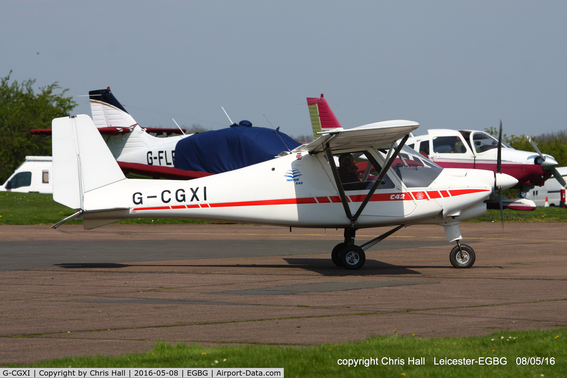 G-CGXI, 2011 Comco Ikarus C42 FB80 C/N 1106-7157, at Leicester