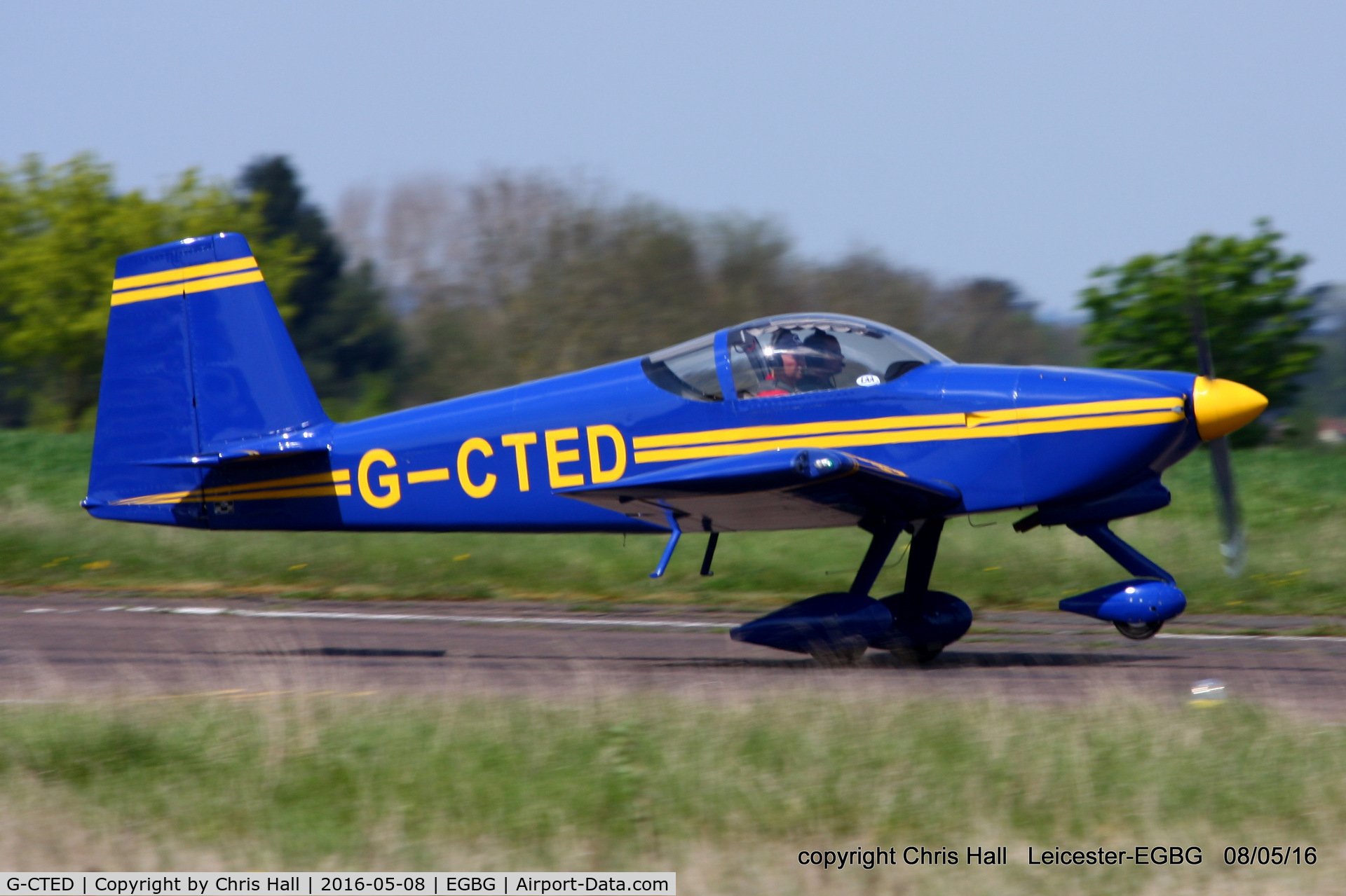 G-CTED, 2007 Vans RV-7A C/N PFA 323-14631, Royal Aero Club air race at Leicester