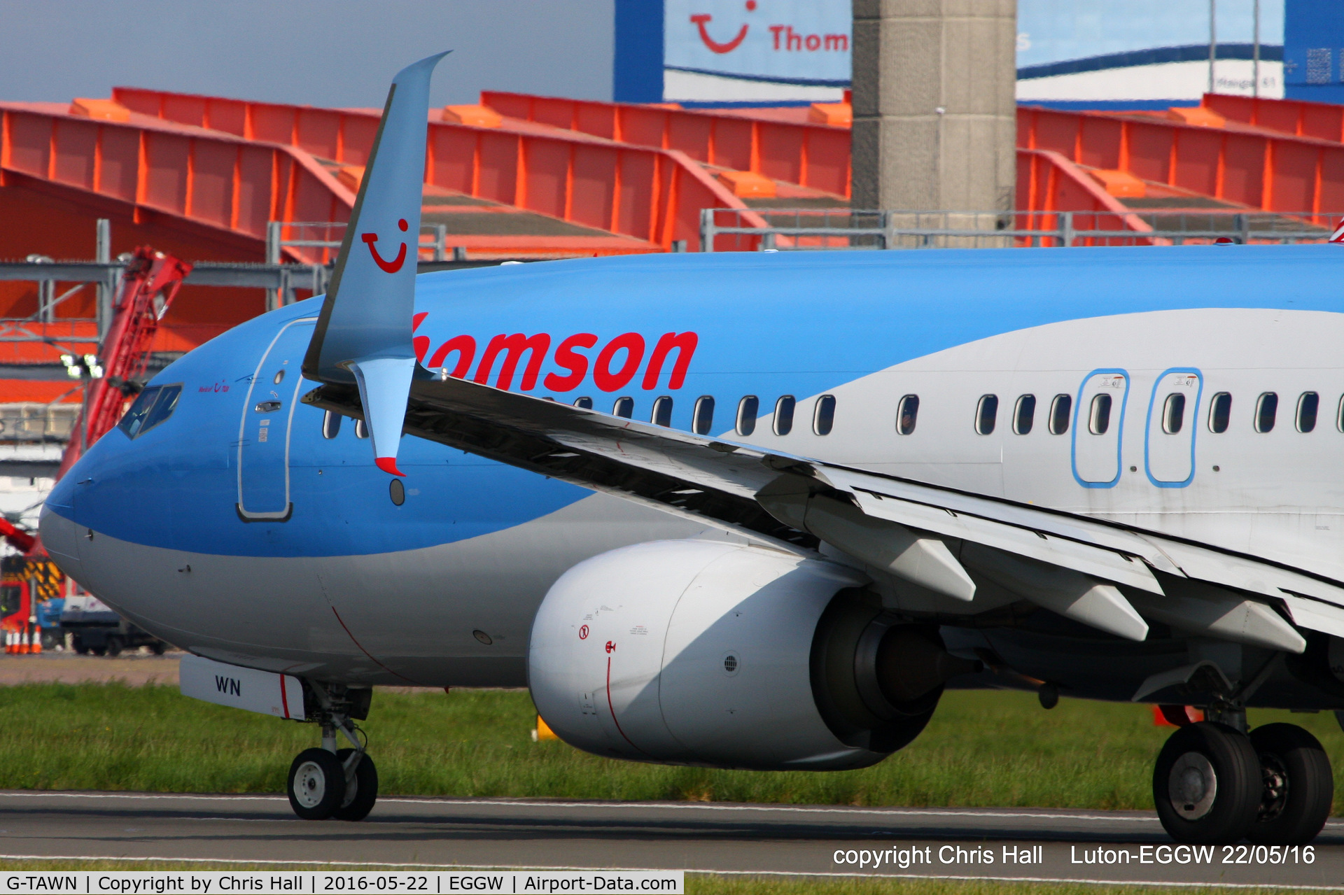 G-TAWN, 2013 Boeing 737-8K5 C/N 37251, Thomson