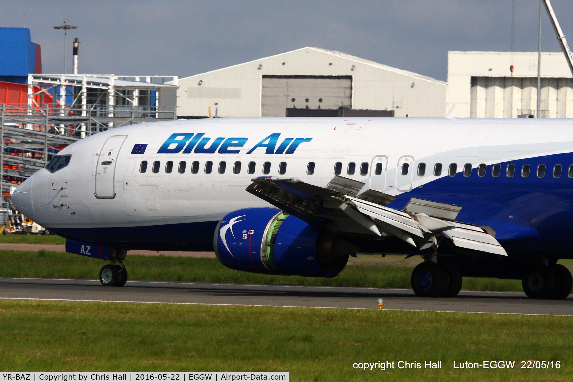 YR-BAZ, 1990 Boeing 737-405 C/N 24644, Blue Air