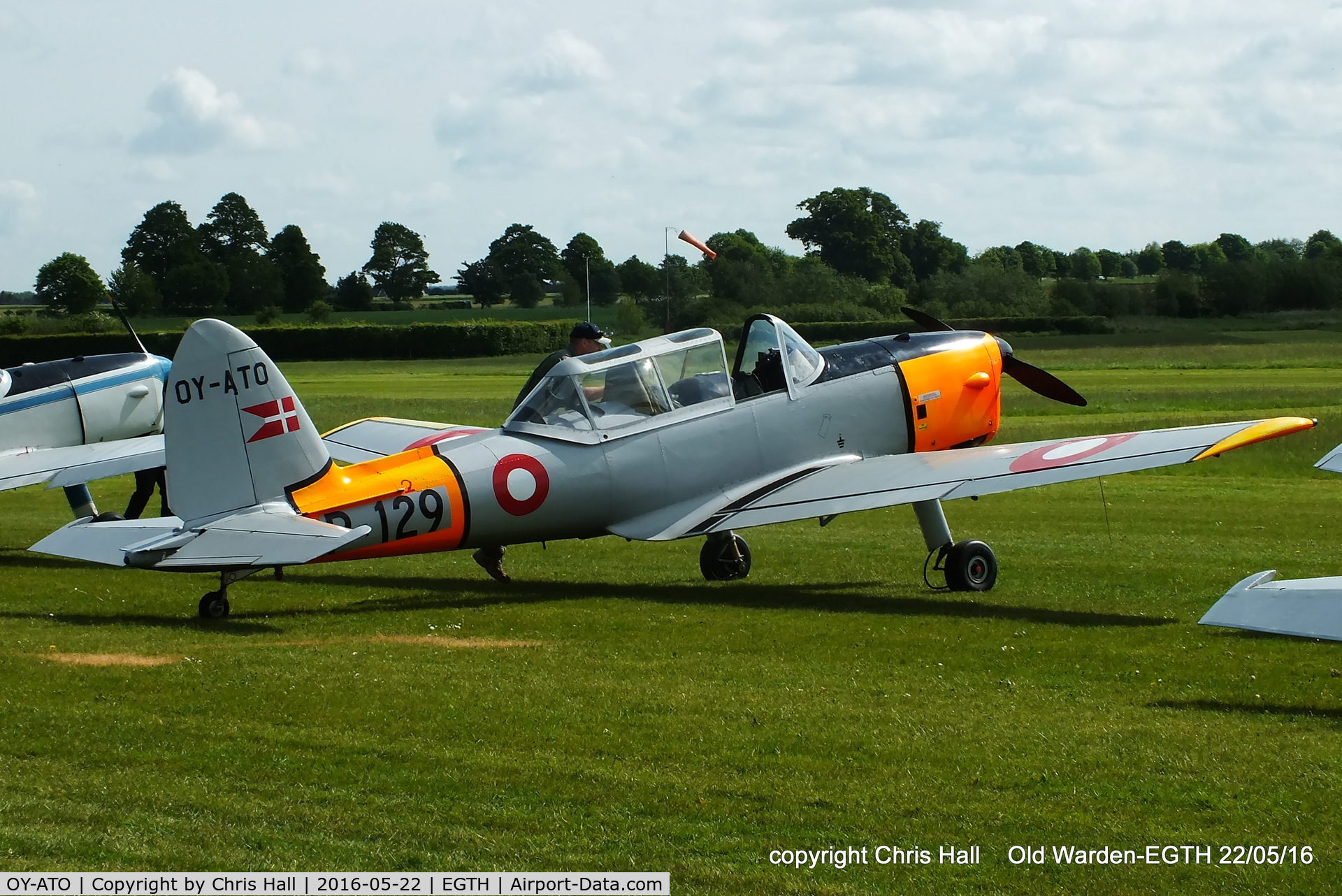 OY-ATO, 1950 De Havilland DHC-1 Chipmunk 22 C/N C1/0108, 70th Anniversary of the first flight of the de Havilland Chipmunk  Fly-In at Old Warden